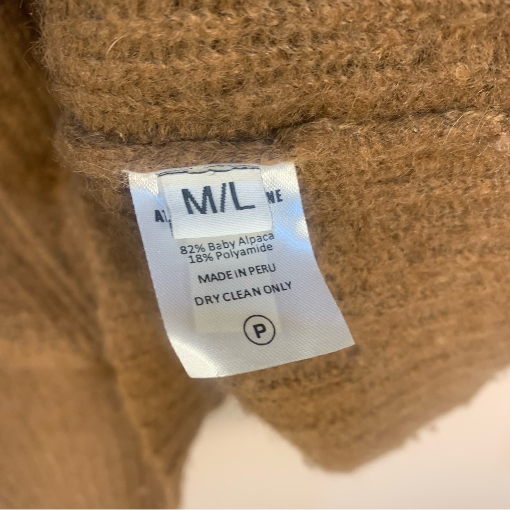 Atelier Delphine Baby Alpaca Peru Ribbed Pullover Sweater - Picture 9 of 13